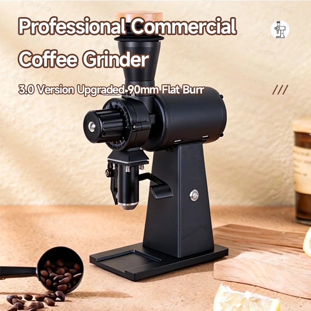 Coffee Grinder Burr Flat - CAFOVO G290F 스트레이트 드롭 커피 원두