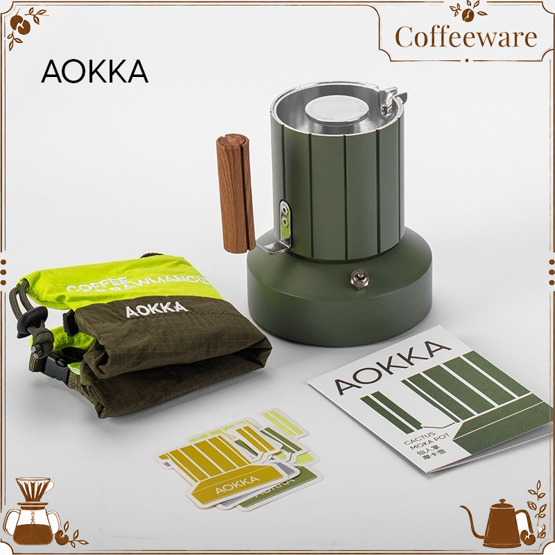AOKKA 듀얼 밸브 모카 포트, 캠핑용 휴대용 커피  - Coffee Equipment For Camping 리뷰 및 가격