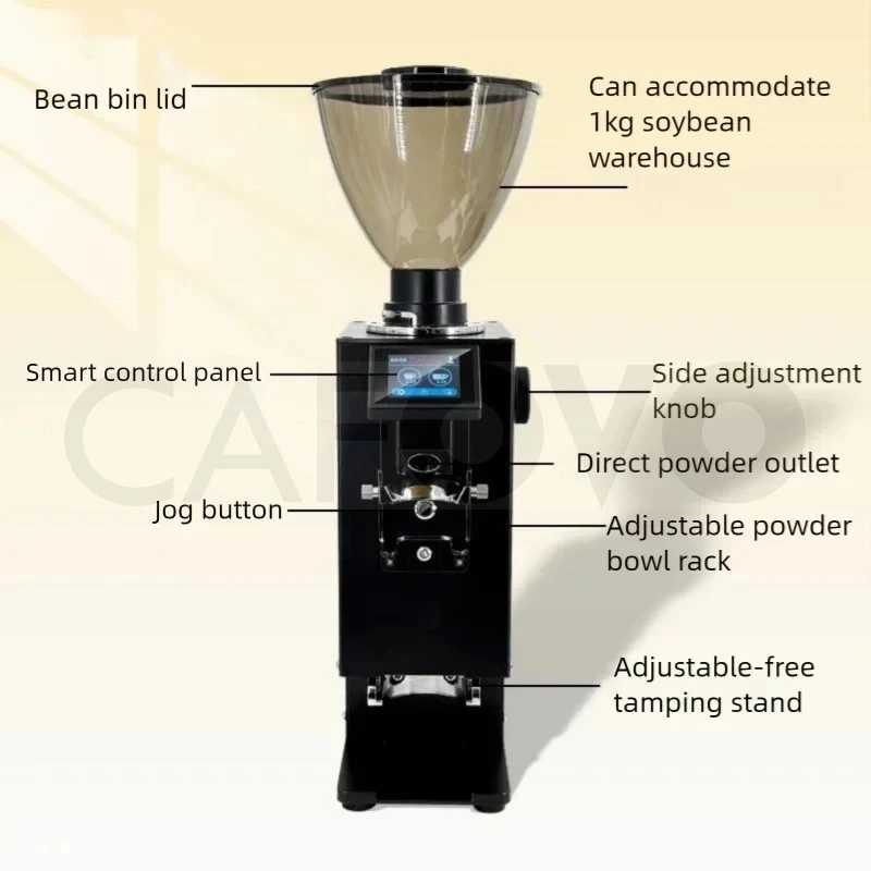 CAFOVO K64Y 상업용 2-in-1 자동 커피 그 - Coffee Grinder Burr Flat 리뷰 및 가격