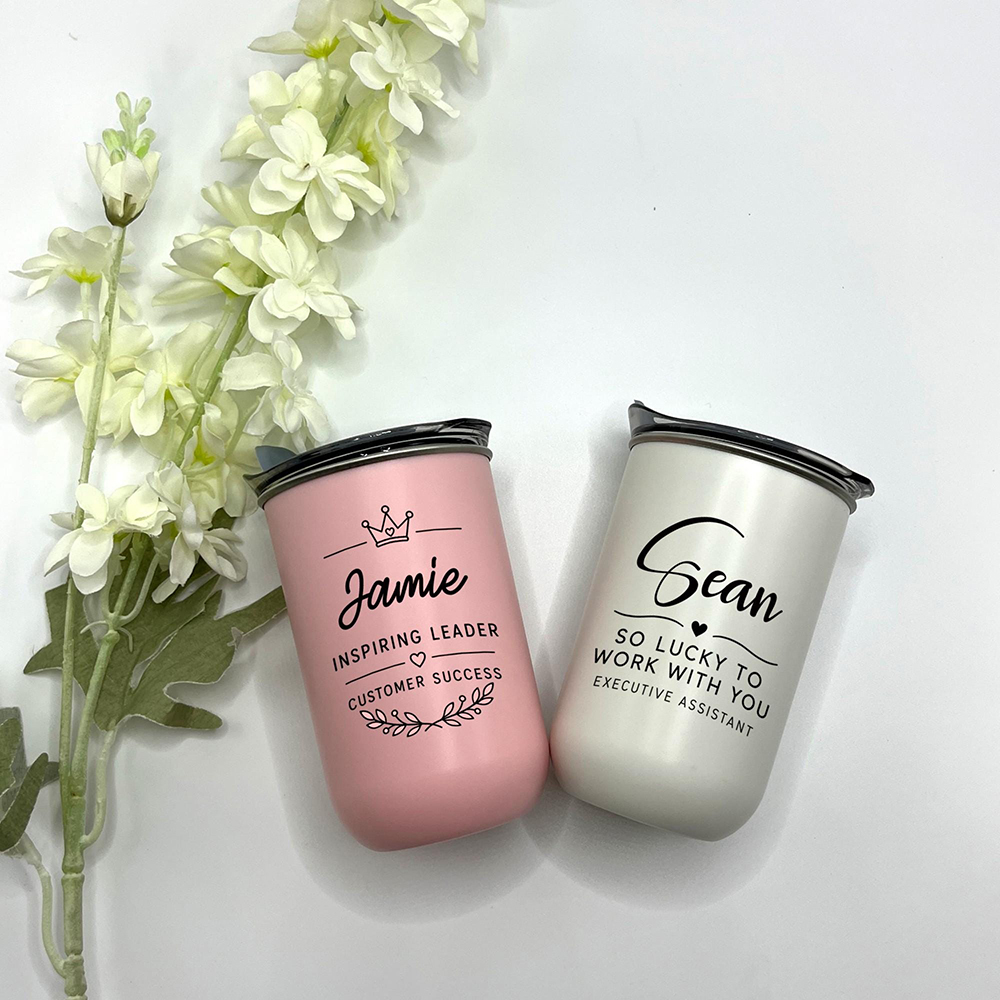 맞춤 이름이 새겨진 스테인리스 스틸 미니 텀블러(뚜껑  - Coffee Equipment For Camping 리뷰 및 가격