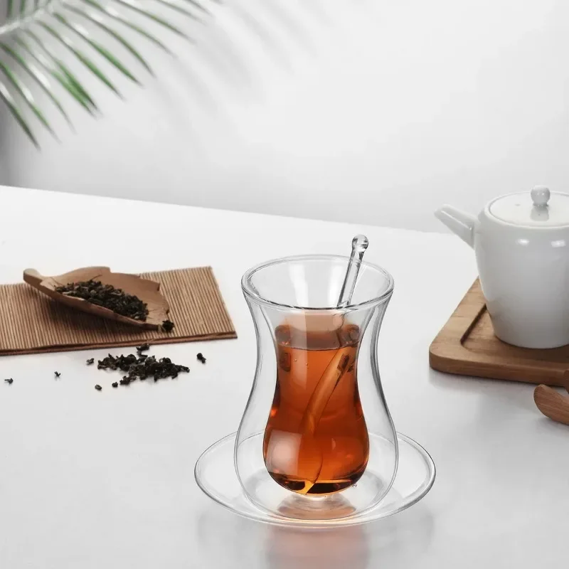 뷰티 블랙 티컵 받침 접시 티스푼 세트 터키식 보헤아  - Espresso Shot Glass 리뷰 및 가격