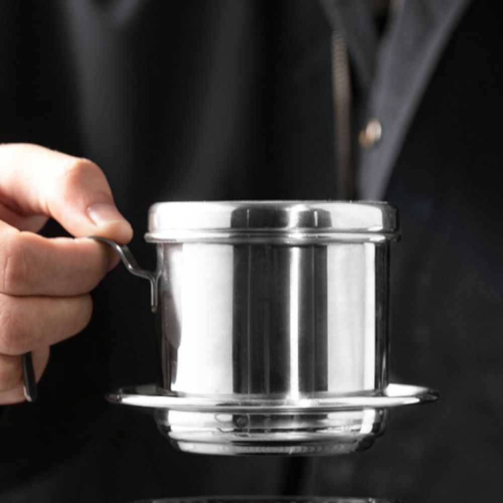 수동식 베트남 커피 필터 포트, 스테인리스 스틸 재질, - Coffee Equipment Pour Over 리뷰 및 가격