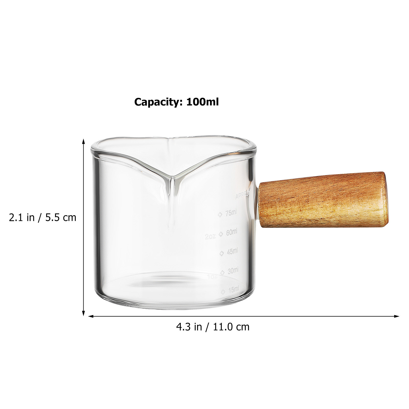 고급스러운 두꺼운 유리 재질의 커피 라떼 아트용 피처  - Espresso Shot Glass 리뷰 및 가격