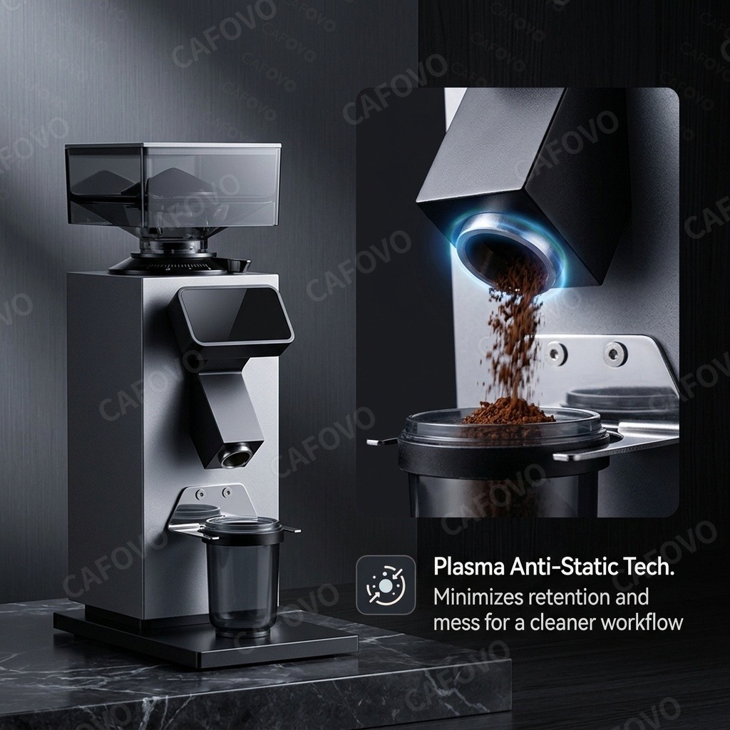 CAFOVO G964F, 시간 기반 분쇄량 조절 기능이 - Coffee Grinder Burr Flat 리뷰 및 가격